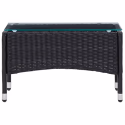 VidaXL 45907 table de jardin Noir