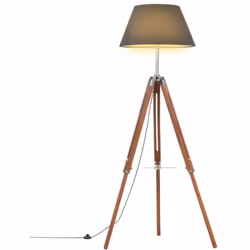 Illuminez votre espace de vie avec Noëlre lampadaire à trépied de style rétro ! Cette lampe en bois au design vintage est un  ...
