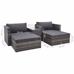 VidaXL 47814 ensemble de meubles de jardin - Vue supplémentaire 6
