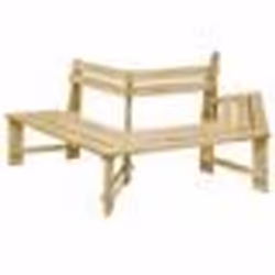 vidaXL Banc de jardin 240 cm Bois de pin imprégné - TU
