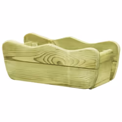 vidaXL Lit surélevé de jardin 50x18x18 cm Bois de pin imprégné - TU