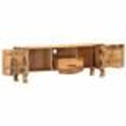 vidaXL Meuble TV 115x30x42 cm Bois solide - TU