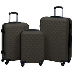 vidaXL Ensemble de valises rigides 3 pcs Anthracite ABS - TU