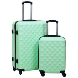 vidaXL Ensemble de valises rigides 2 pcs Menthe ABS - TU