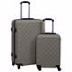 vidaXL Ensemble de valises rigides 2 pcs Anthracite ABS - TU