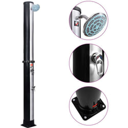 Vidaxl - Douche solaire d'extérieur avec pomme de douche et robinet 40 l