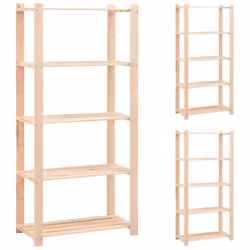 Notre étagère de rangement en bois massif est une solution idéale pour l'entreposage domestique et commercial, comme dans la  ...