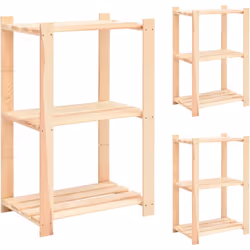 Notre étagère de rangement en bois massif est une solution idéale pour l'entreposage domestique et commercial, comme dans la  ...