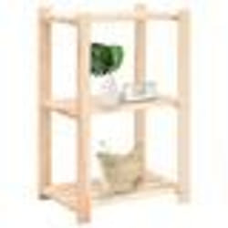 vidaXL Étagères de rangement à 3 niveaux 5 pcs 60x38x90 cm Pin 150 kg