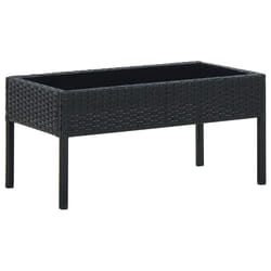 VidaXL 45904 table de jardin Noir