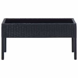 VidaXL 45904 table de jardin Noir