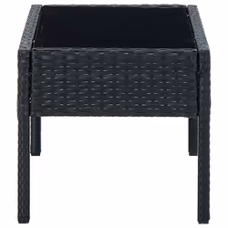 VidaXL 45904 table de jardin Noir