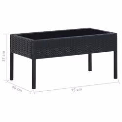 VidaXL 45904 table de jardin Noir - Vue supplémentaire 5