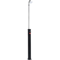 vidaXL Douche solaire de jardin Noir 215 cm 8 L