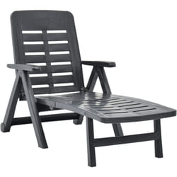 VidaXL 48756 chaise d'extérieur Linge Siège rembourré Plastique Anthracite
