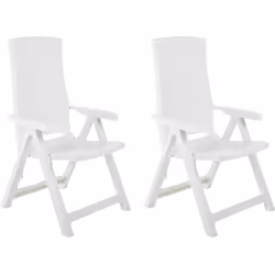 VidaXL 48760, Terrace, Plastique, Blanc, 50 cm, 45 cm