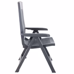 VidaXL 48761 chaise d'extérieur Terrace Plastique Anthracite - Vue supplémentaire 4