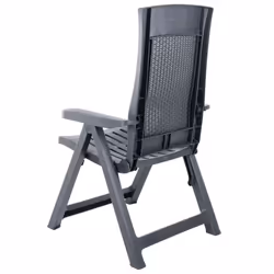 VidaXL 48761 chaise d'extérieur Terrace Plastique Anthracite - Vue supplémentaire 6