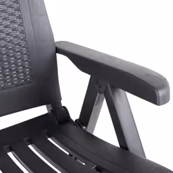 VidaXL 48761 chaise d'extérieur Terrace Plastique Anthracite - Vue supplémentaire 7