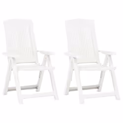 VidaXL 48766, Terrace, Plastique, Blanc, 50 cm, 45 cm
