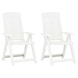 VidaXL 48766 chaise d'extérieur Terrace Plastique Blanc