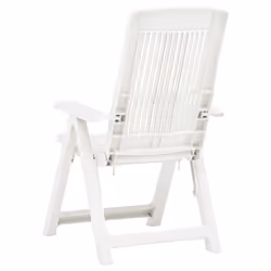 VidaXL 48766 chaise d'extérieur Terrace Plastique Blanc - Vue supplémentaire 6