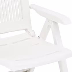 VidaXL 48766 chaise d'extérieur Terrace Plastique Blanc - Vue supplémentaire 7