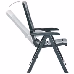 VidaXL 48767 chaise d'extérieur Terrace Plastique Vert - Vue supplémentaire 5