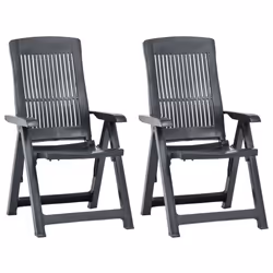 VidaXL 48768, Terrace, Plastique, Anthracite, 50 cm, 45 cm