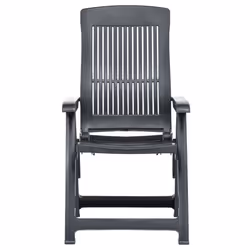 VidaXL 48768 chaise d'extérieur Terrace Plastique Anthracite