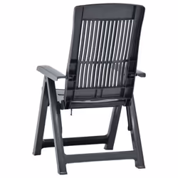 VidaXL 48768 chaise d'extérieur Terrace Plastique Anthracite - Vue supplémentaire 4