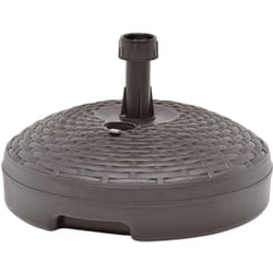 vidaXL Socle de parasol rempli de sable/d'eau 20 L Plastique rotin