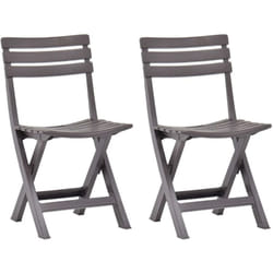 VidaXL 48788 chaise d'extérieur Terrace Plastique Moka