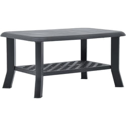 Vidaxl - Table basse Anthracite 90x60x46 cm Plastique