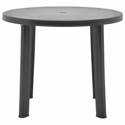 VidaXL 48807 table de jardin Anthracite