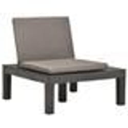 VidaXL 48826 chaise d'extérieur Terrace Siège rembourré Plastique Marron