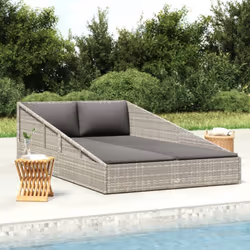 Ce lit de repos pour 2 personnes sera l'endroit idéal pour vous détendre près de la piscine, sur votre patio ou dans le jardi ...