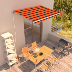 Créez un endroit agréable et frais sur votre terrasse et protégez-vous des rayons UV avec notre auvent rétractable manuel ! C ...