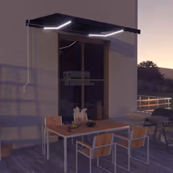 Créez un endroit agréable et frais sur votre terrasse et protégez-vous des rayons UV avec notre auvent rétractable manuel ! C ...