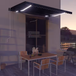 Créez un endroit agréable et frais sur votre terrasse et protégez-vous des rayons UV avec notre auvent rétractable manuel ! C ...
