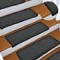 vidaXL Tapis d'escalier 15 pcs 65x21x4 cm Anthracite
