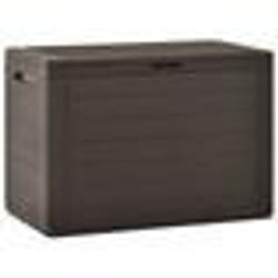 vidaXL Boîte de rangement de jardin Marron 78x44x55 cm - TU