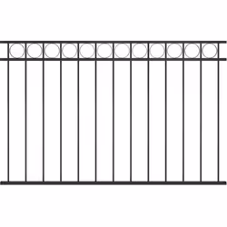 Description générale Notre panneau de clôture, au design simple mais pratique avec un dessus en forme de cercle, s'intègre pa ...