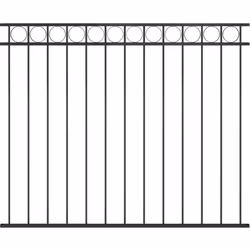 Notre panneau de clôture, avec un design simple mais pratique et le dessus sous forme de cercle, convient à n’importe quel ja ...