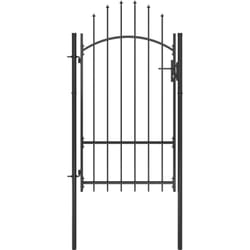 Vidaxl - Portail de jardin Acier 1x2,2 m Noir