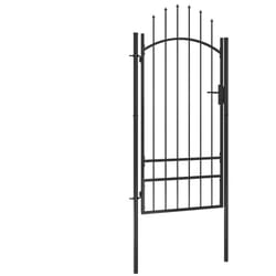 Vidaxl - Portail de jardin Acier 1x2,5 m Noir