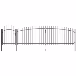 Notre portail de clôture de jardin durable et élégant forme une barrière de sécurité pratique pour votre jardin, patio ou ter ...