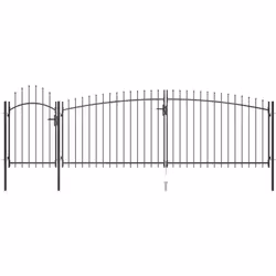 Notre portail de clôture de jardin durable et élégant forme une barrière de sécurité pratique pour votre jardin, patio ou ter ...