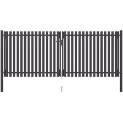 Notre portail de jardin est une entrée pratique au style moderne pour isoler votre jardin du monde extérieur. Très stable et ...
