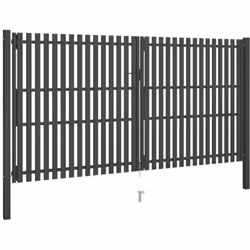Notre portail de jardin est une entrée pratique au style moderne pour isoler votre jardin du monde extérieur. Très stable et  ...